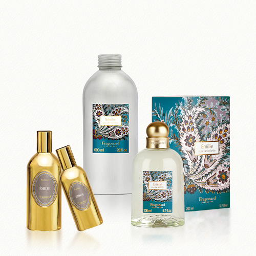Authentic Fragonard Emilie Pure Perfume Parfum 120ml 4oz +Box &Travel Spray  Case