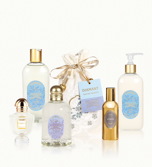 Parfüm für Damen im Organzabeutel | Eau de Toilette, Duschgel