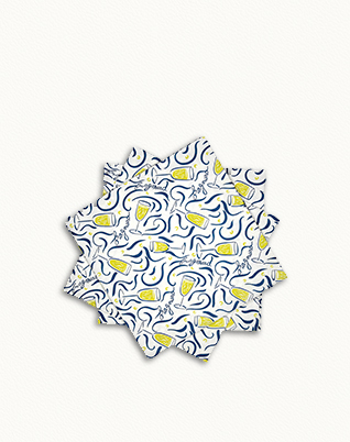 Set of 20 paper Tchin Tchin napkins