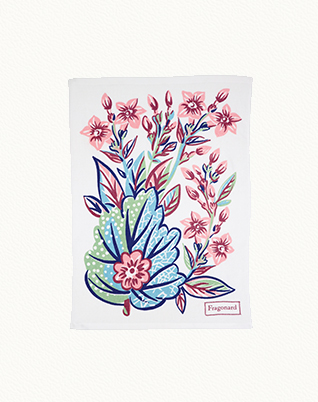 The “Leaves and flowers” hand towel