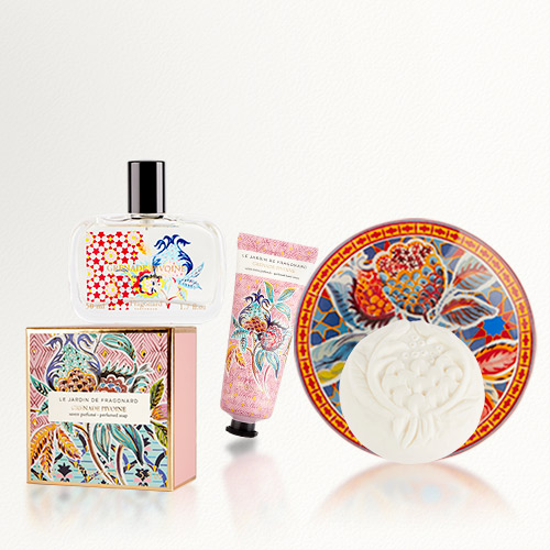 Eau de parfum, perfume, candle, diffuser, soap, hand cream