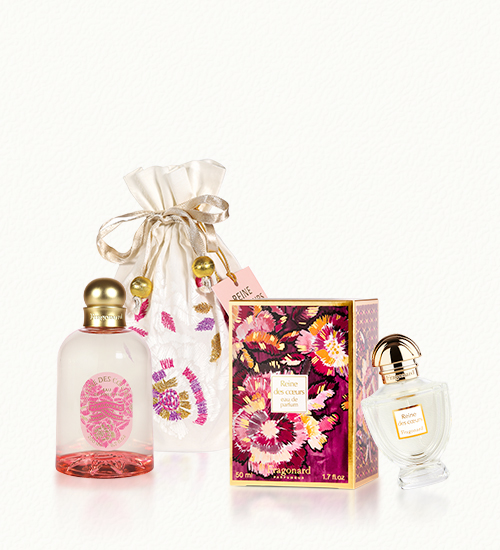 Perfume for women | Organdy pouch | Eau de toilette, shower gel