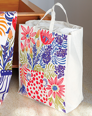 Le panier à linge Fleurs des champs