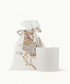 Bougie en pochon (Ambre Safran)
