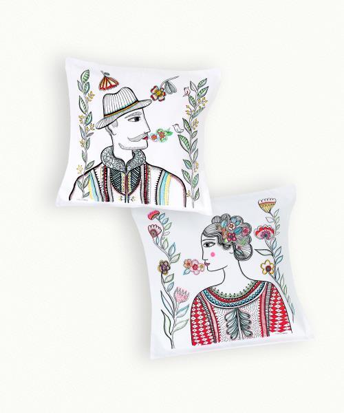 2 Taies d' oreiller Timea