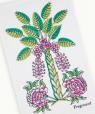 4 Serviettes Jolies Fleurs