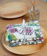 4 Serviettes Jolies Fleurs