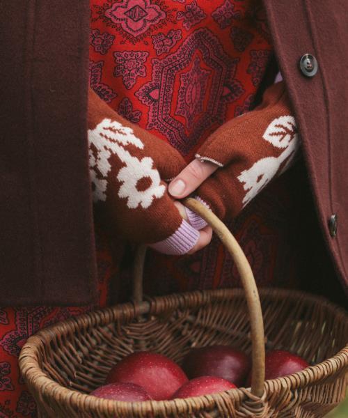 Handstulpen Fleurs d'Hiver