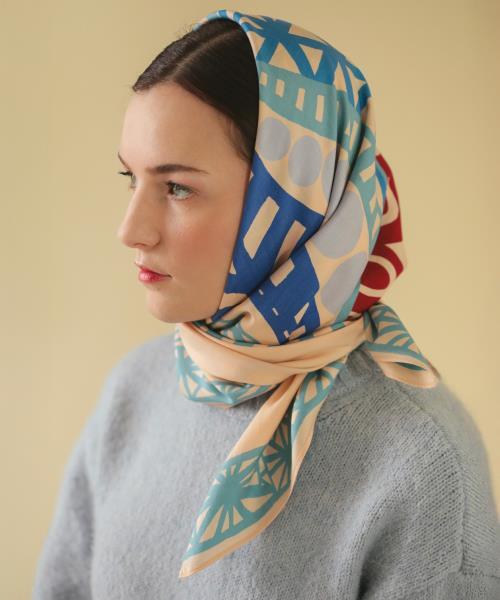 Seidenschal Oiseau Enchanté