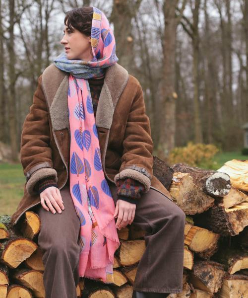 Wollschal Joyeux Sapin