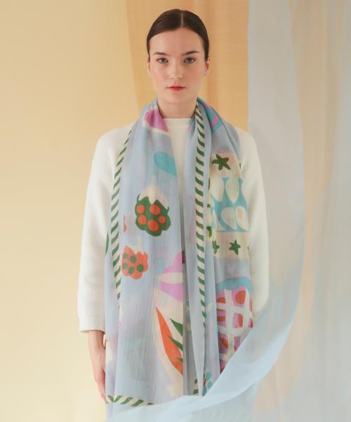 Wollschal Baies Nordiques