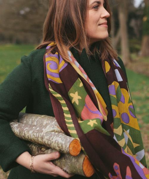 Wollschal Baies Nordiques