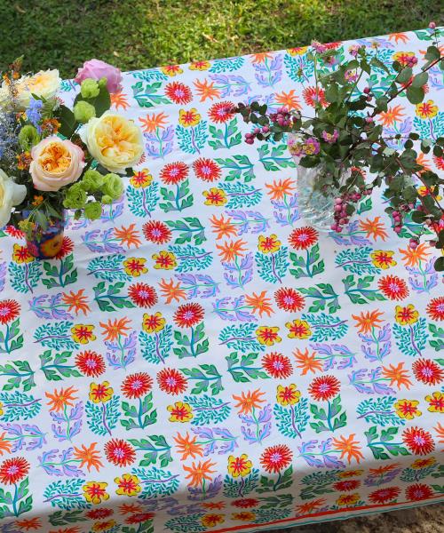 Tischdecke Jardin Voyageur Beige