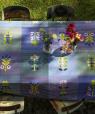 Tischdecke Jardin Fantastique blau