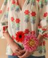 Mayanka Fleur Double Print Blouse