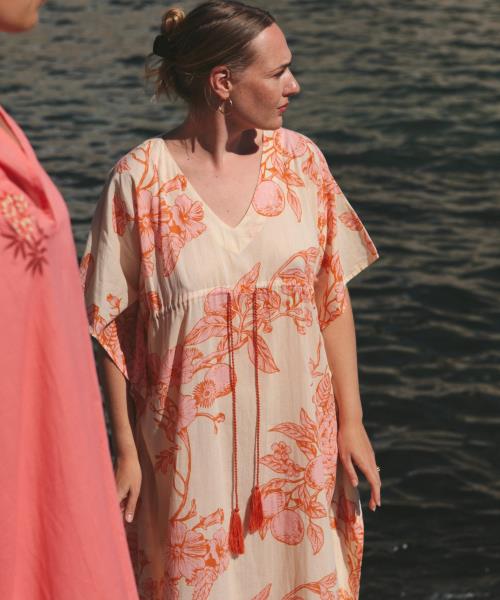 Caftano Emilia Toile d' Oranger