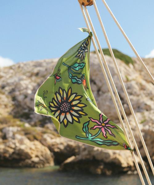 Dreieckstuch Parler aux Fleurs