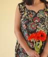 Robe Isaure imprimé Jardin Secret
