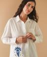 Chemise Mario en coton broderie Paisley