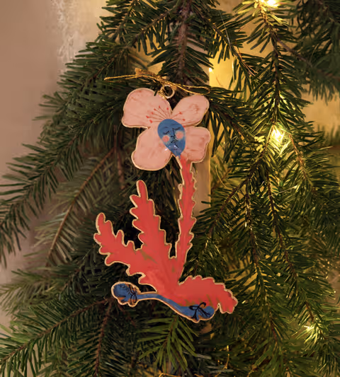 Suspension décorative Monsieur Coquelicot